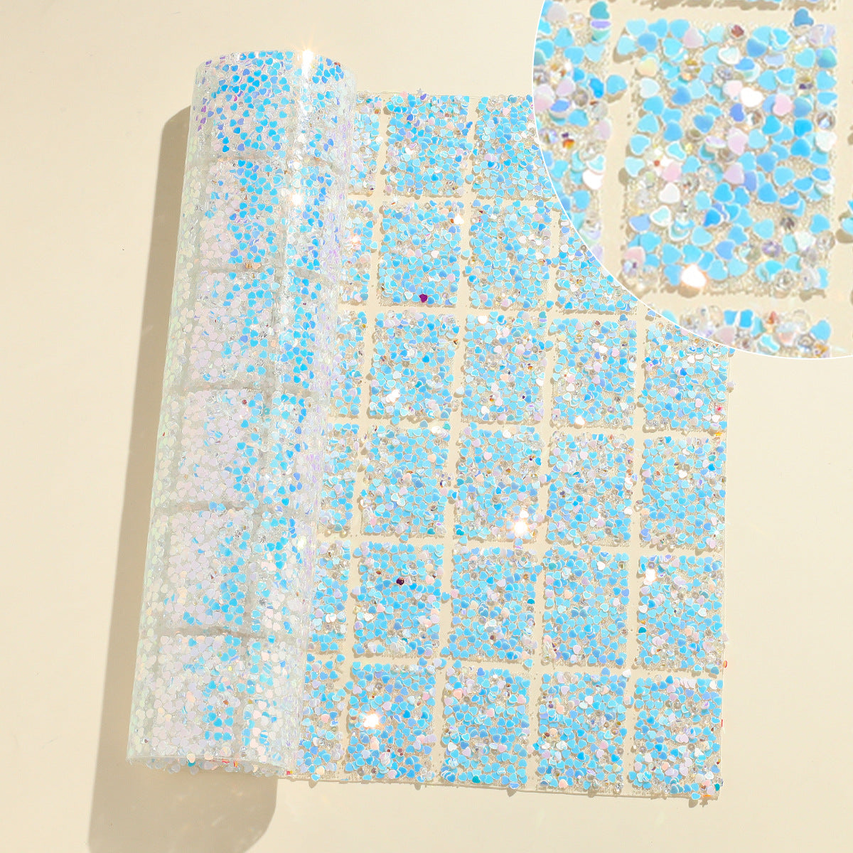 29-Type geometric special-shaped resin double-sided tape diamond sheet [1whole piece 24 * 40cm, small square 3 * 4cm]