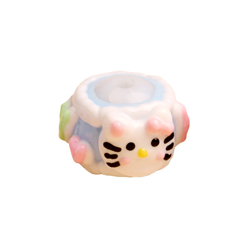 No.3kt cat hand-painted beads/painted beads/string pen DIY/car hanging/mobile phone keychain accessories