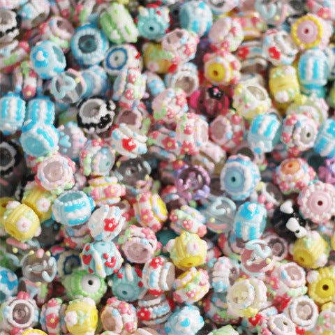 No.2 Hand-painted beads/bead pens/DIY mobile phone chain/car hanging/bag hanging/