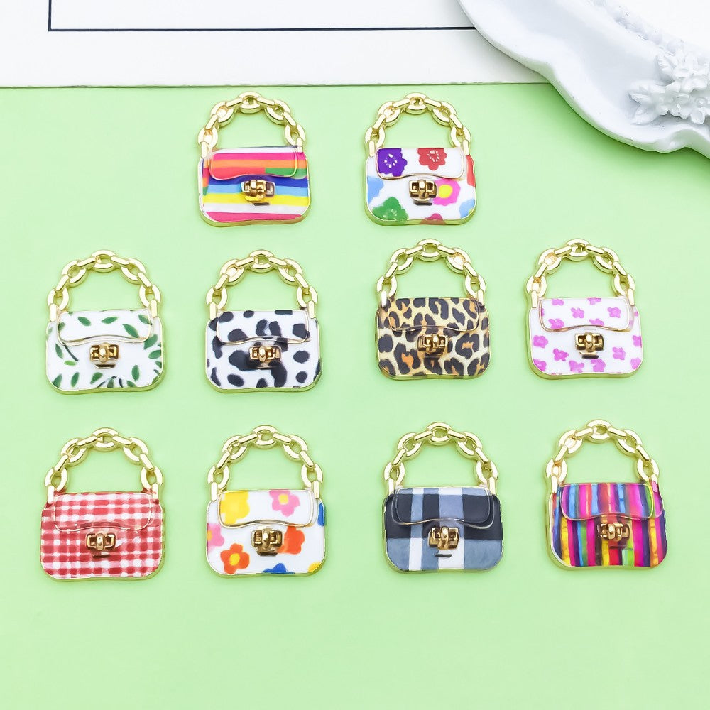 NO.11  alloy bag pendant