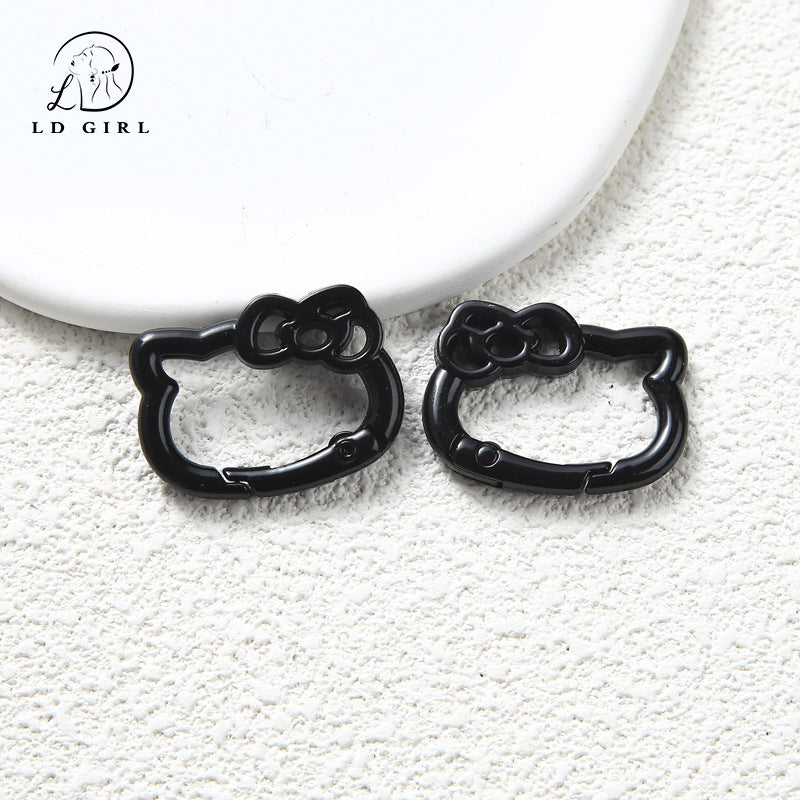 AKT spring ring, colored opening, spring buckle