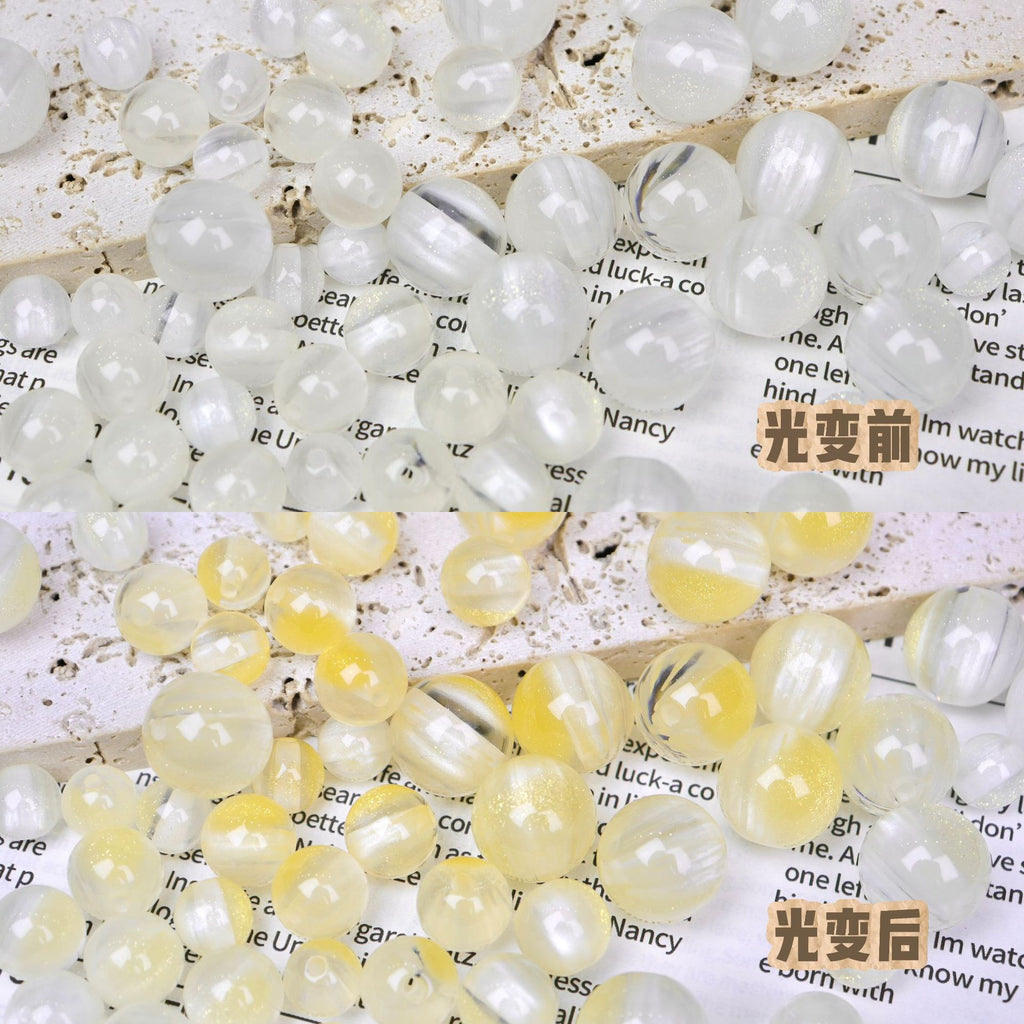 NO.5 Sunlight-activated Coloring-changing Resin Beads C 流星雨