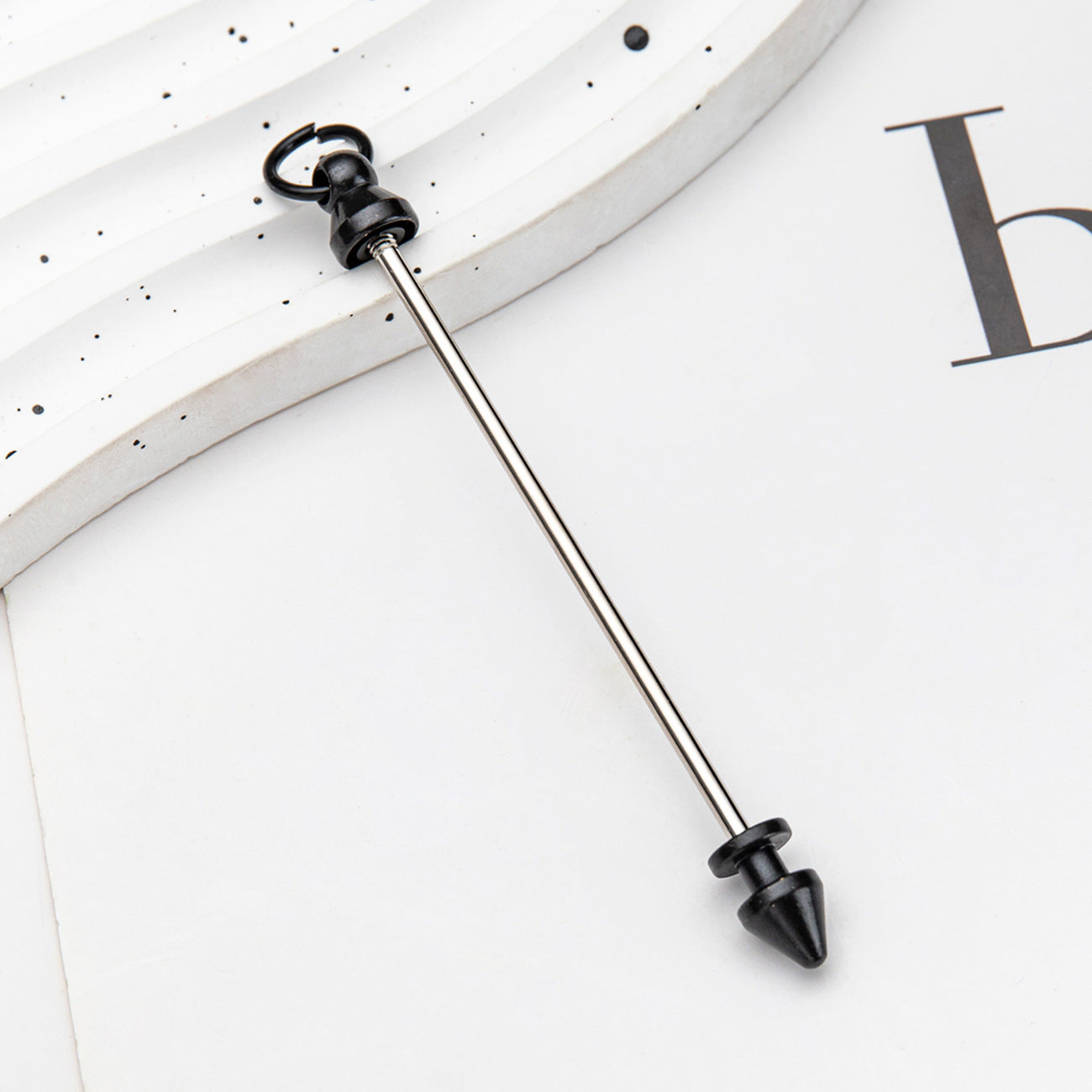 5-Color DIY creative bullet, willow nail, double head screw removable, DIY beaded keychain pendant, willow nail metal nail