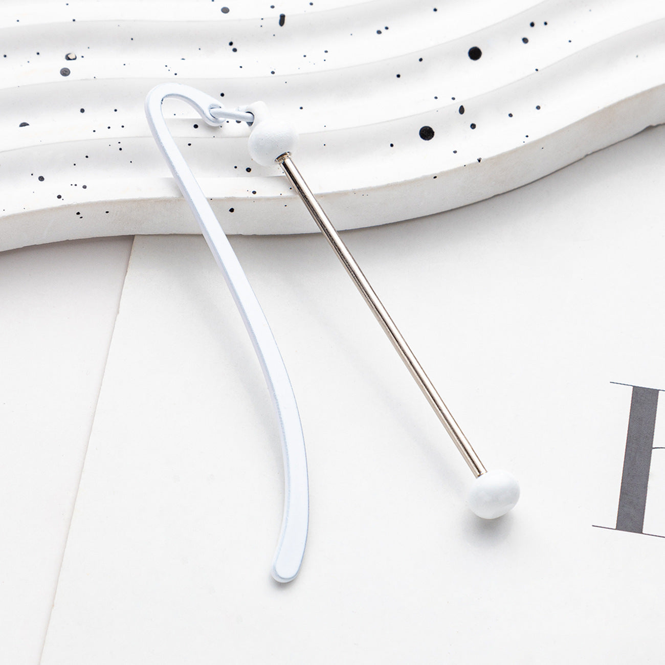 19-color Metal bookmarks, DIY beaded bookmarks, children's gifts, prizes, marker page folders