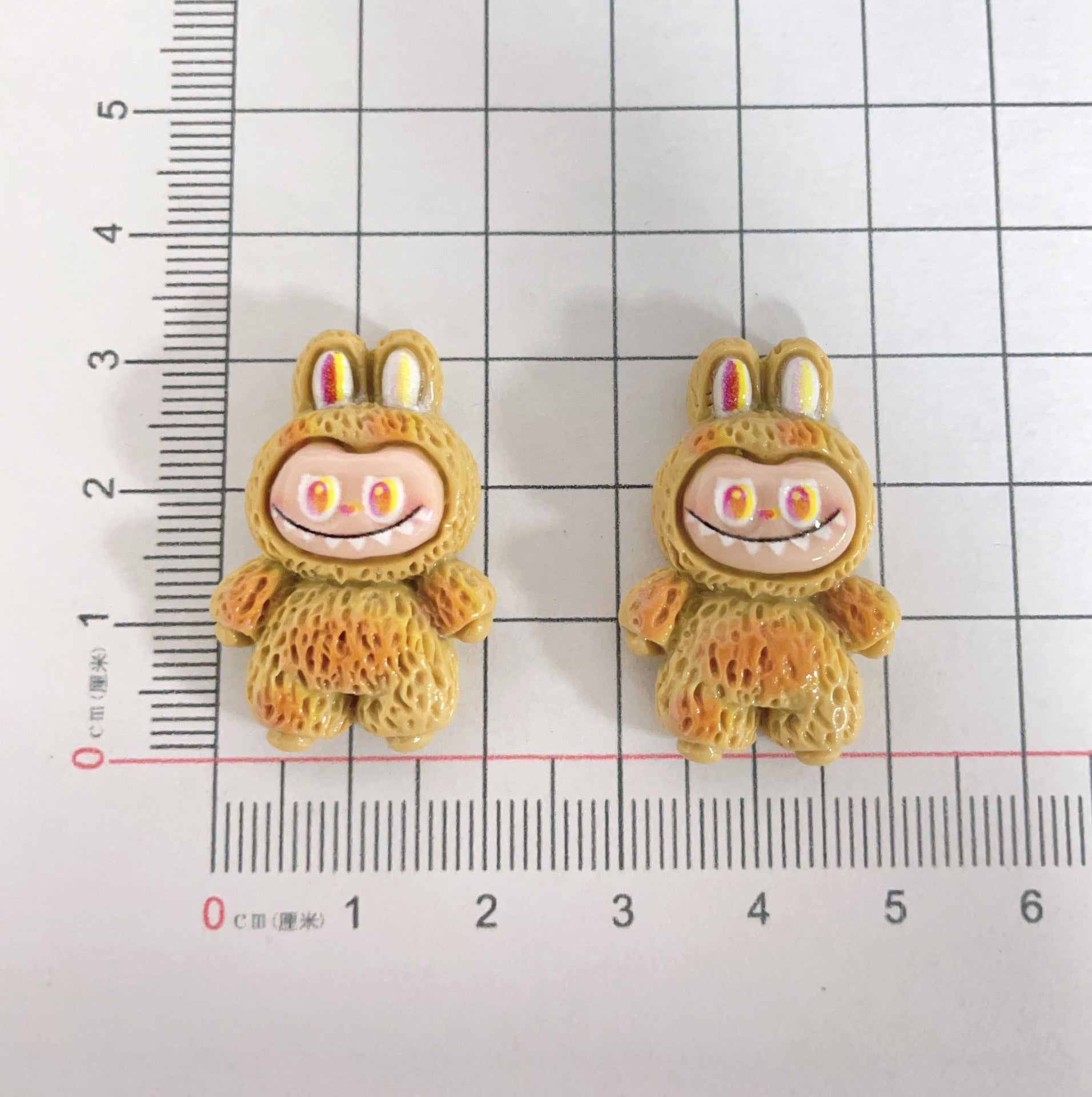 Abubu2 New cartoon  resin accessories/DIY cream glue handmade patch/mobile phone keychain hanging