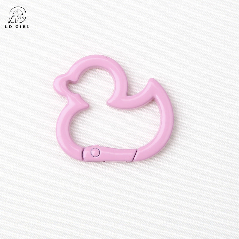 A duckling key ring DIY keychain accessories