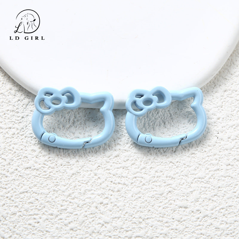 AKT spring ring, colored opening, spring buckle