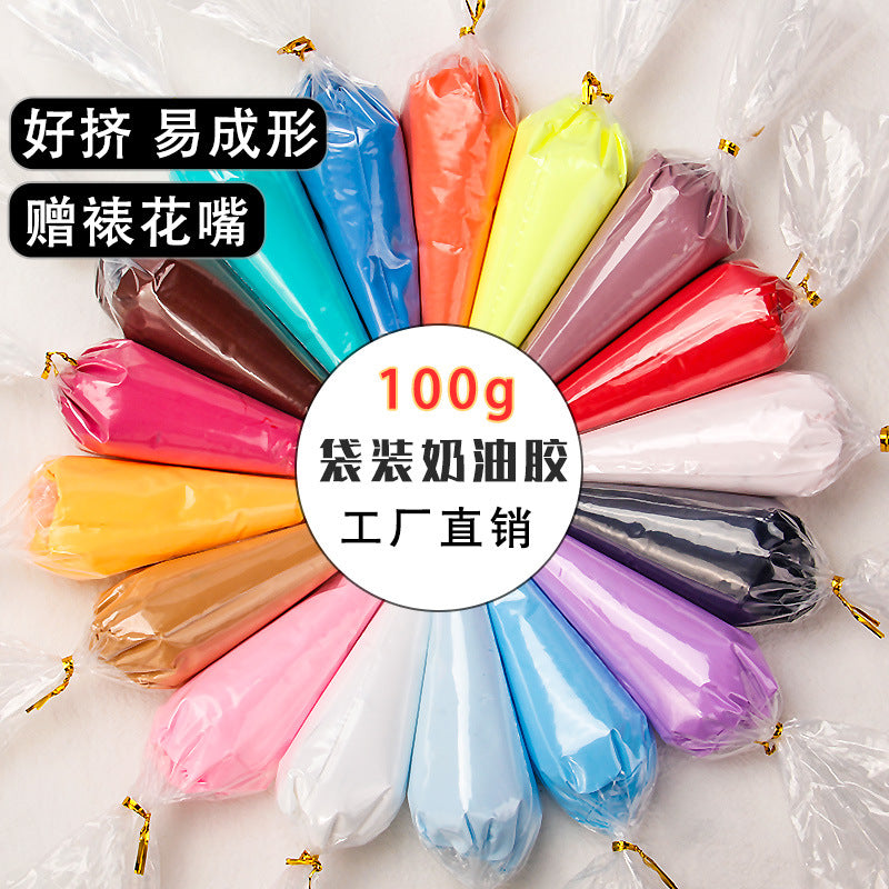 MOQ10, Cream glue, DIY phone case, 100g bag of cream glue Abubu