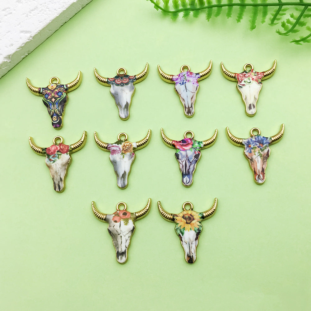 NO.14-1 cow head pendant