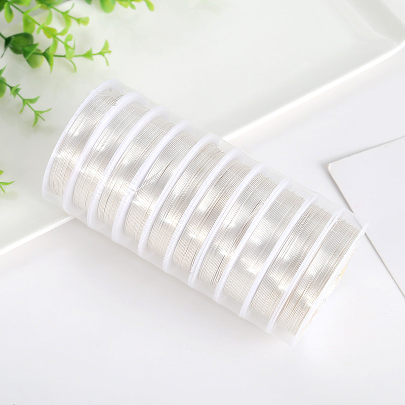 10 rolls per pack, DIY copper wire, styling color-retaining jewelry wire铜线