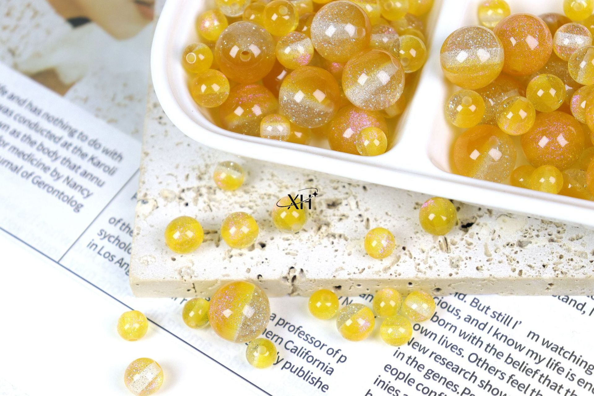 NO.11 Iridescent Starry Sky Resin Beads 幻彩满天星