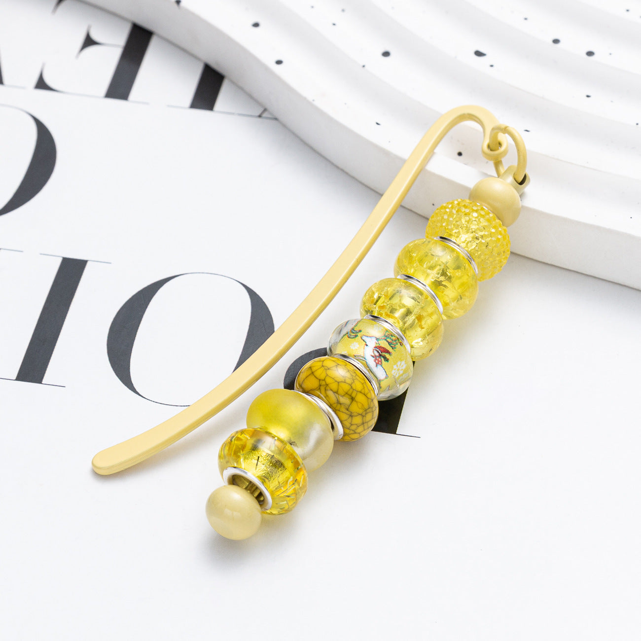 19-color Metal bookmarks, DIY beaded bookmarks, children's gifts, prizes, marker page folders