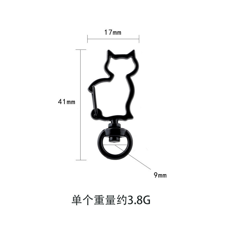 A Cat special-shaped buckle, spring buckle, dog buckle