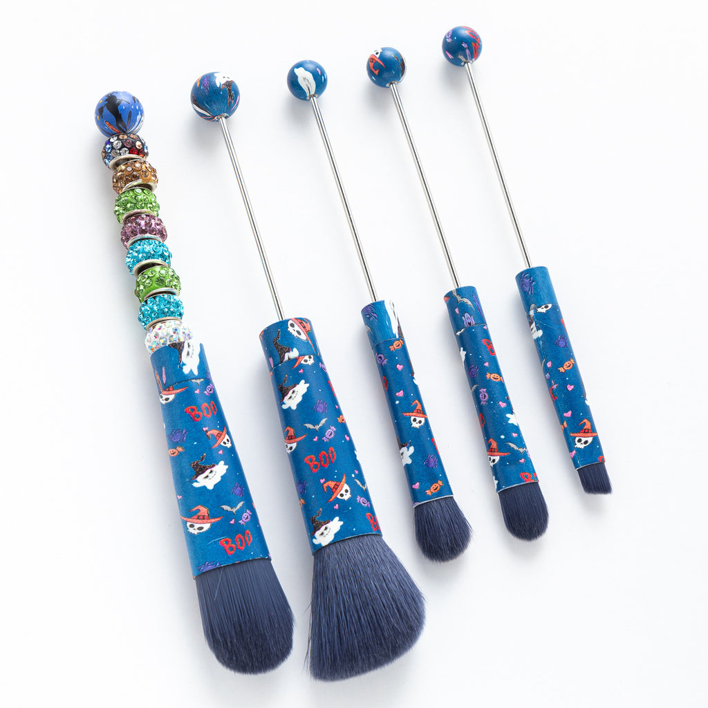 15-COLOR DIY Beaded Makeup Brush Set B