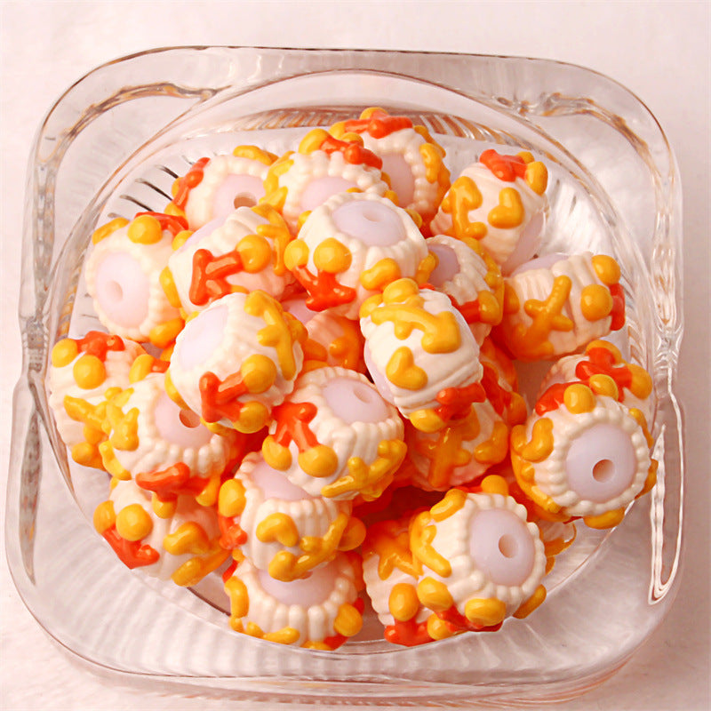 No.2 Hand-painted beads/bead pens/DIY mobile phone chain/car hanging/bag hanging/