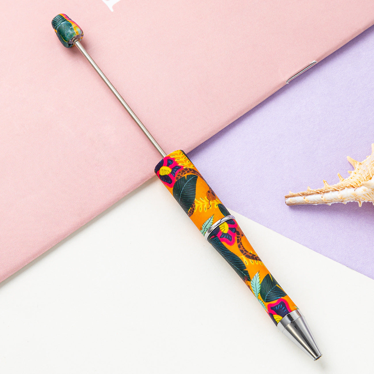 139-Color!! Printed , new bead pen, handmade DIY pen