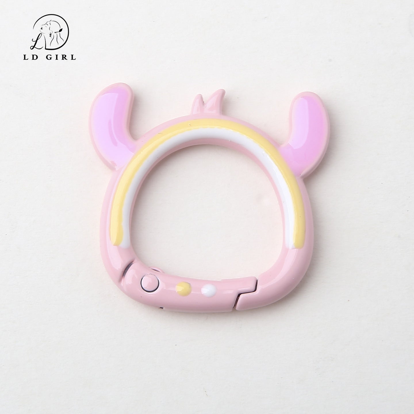 A small boy head spring buckle DIY handmade accessories