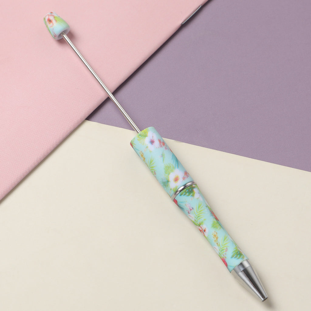 139-Color!! Printed , new bead pen, handmade DIY pen