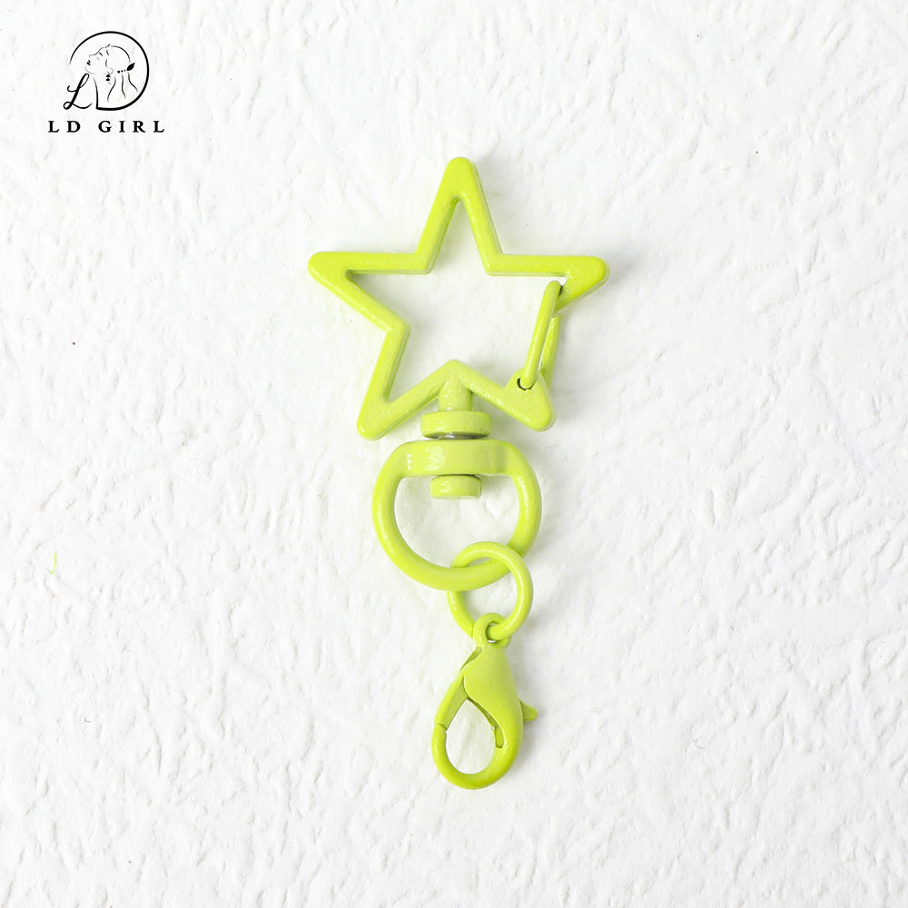 A Color Rotary Buckle, Alloy Accessories, Pentagram Buckle