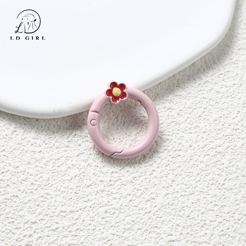 A small flower spring buckle, DIY jewelry accessories