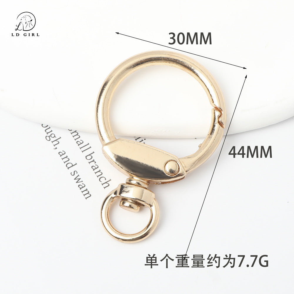 A Golden Cat, Apple, Heart, Spring Buckle, DIY Accessories