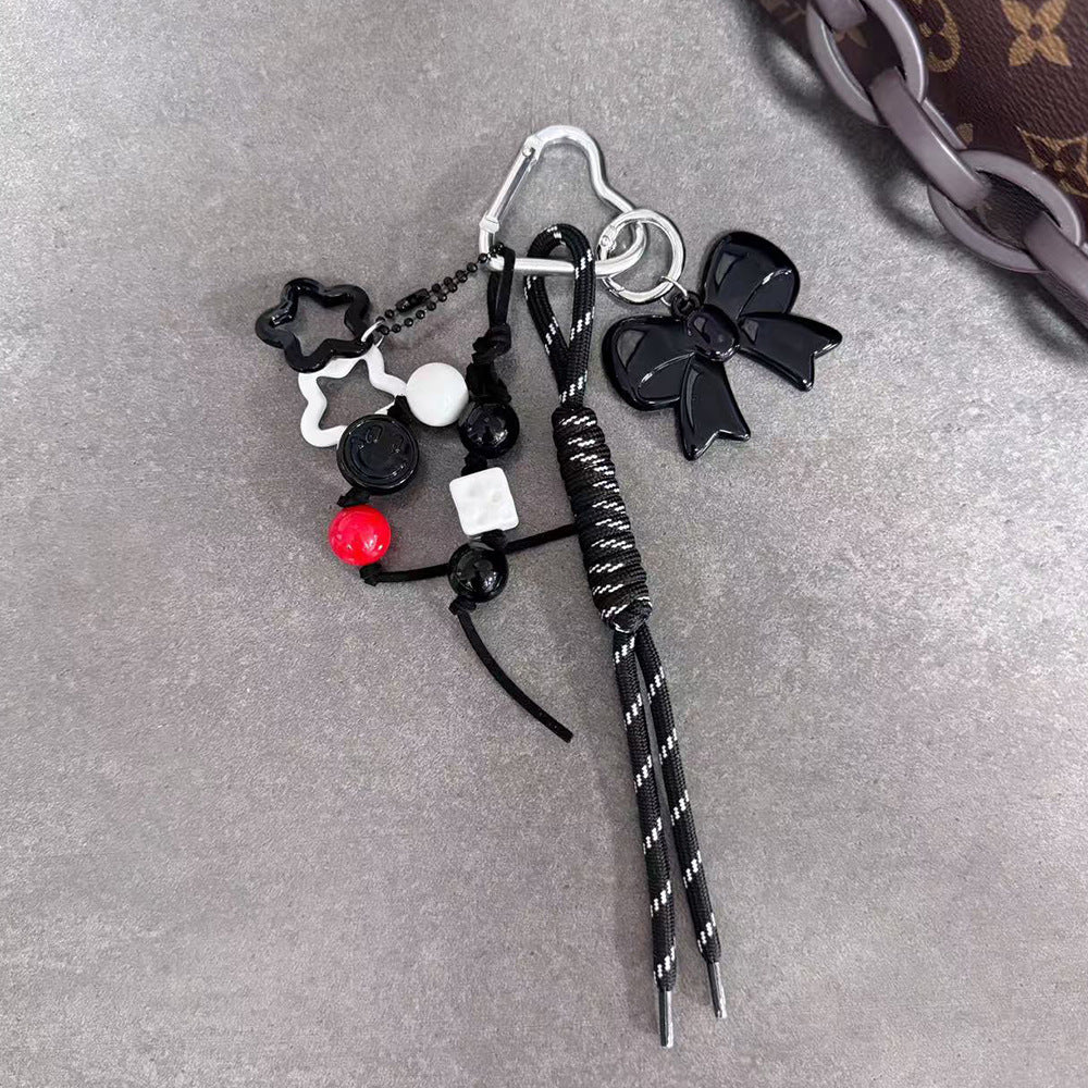 A5 bag keychain/nylon rope woven pendant/bracelet/