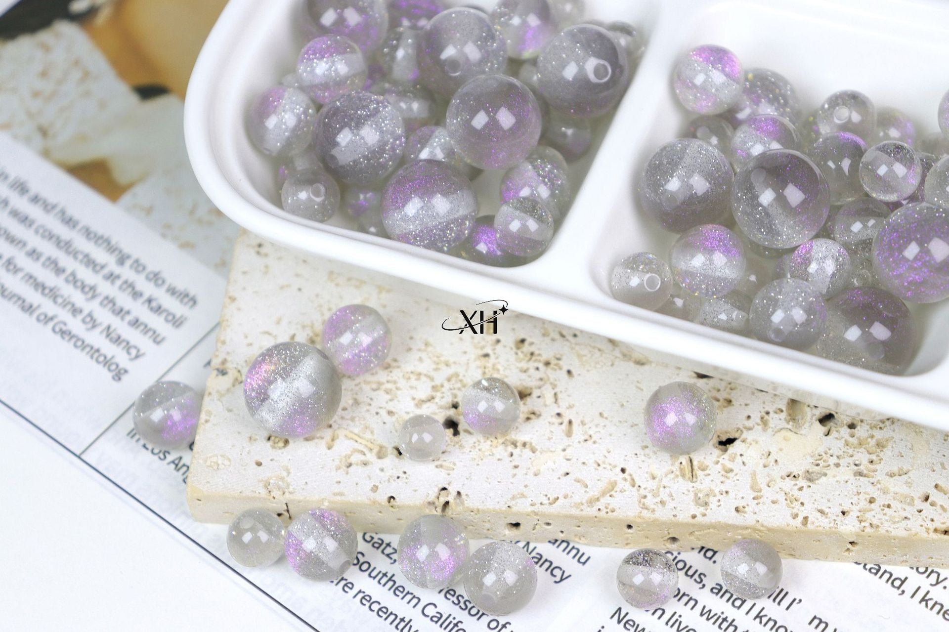 NO.11 Iridescent Starry Sky Resin Beads 幻彩满天星