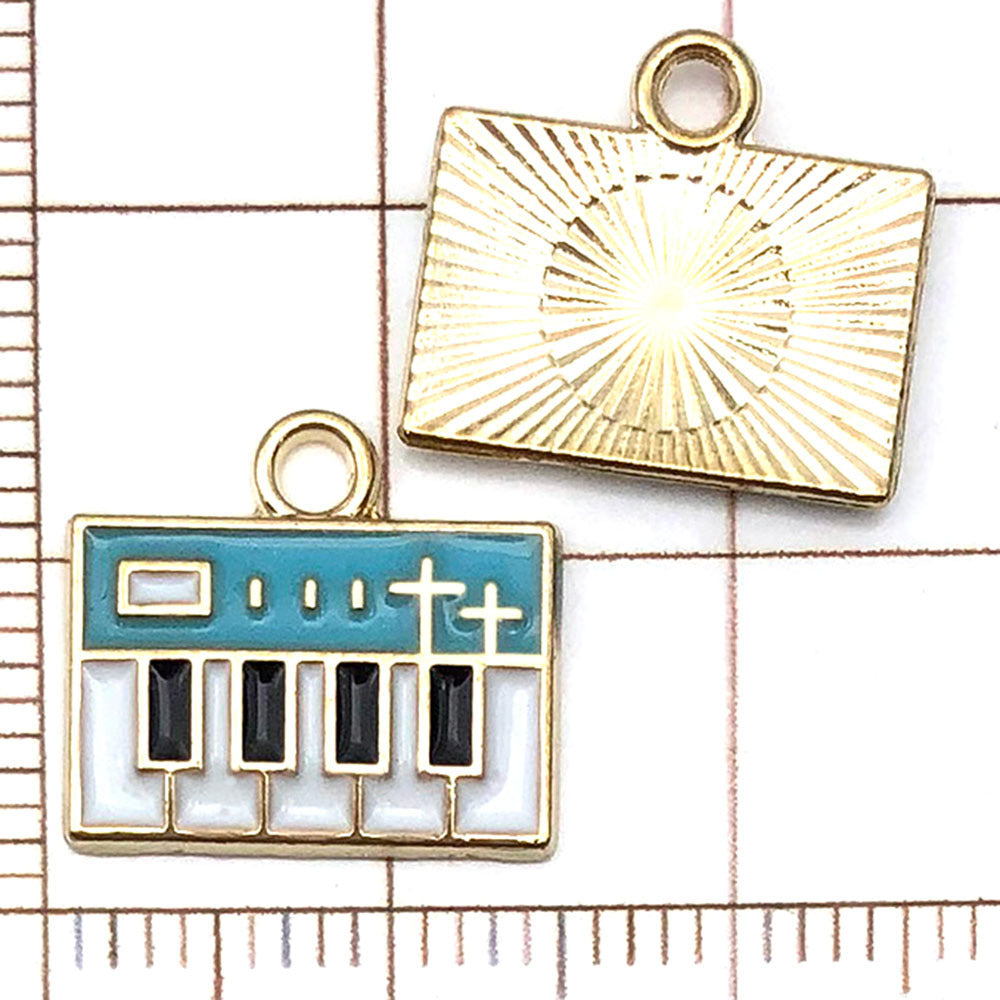 NO. 22-1 Mixed 20lake blue charm metal, alloy