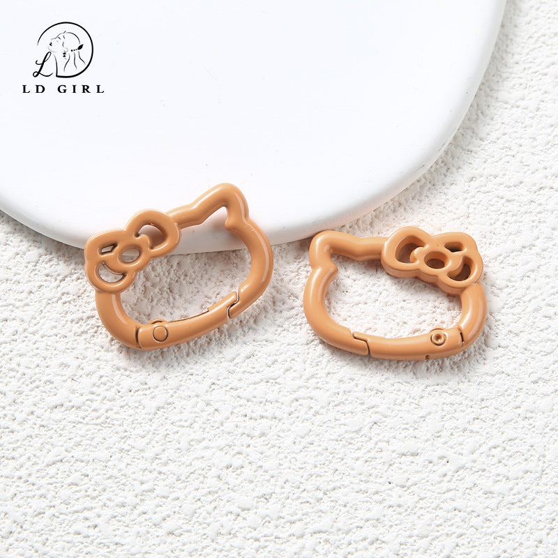 AKT spring ring, colored opening, spring buckle