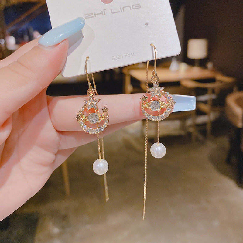 E14,925 Silver Needle Earrings B