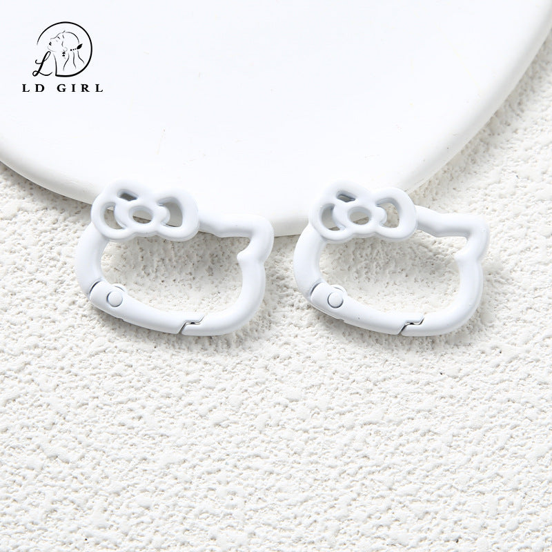 AKT spring ring, colored opening, spring buckle