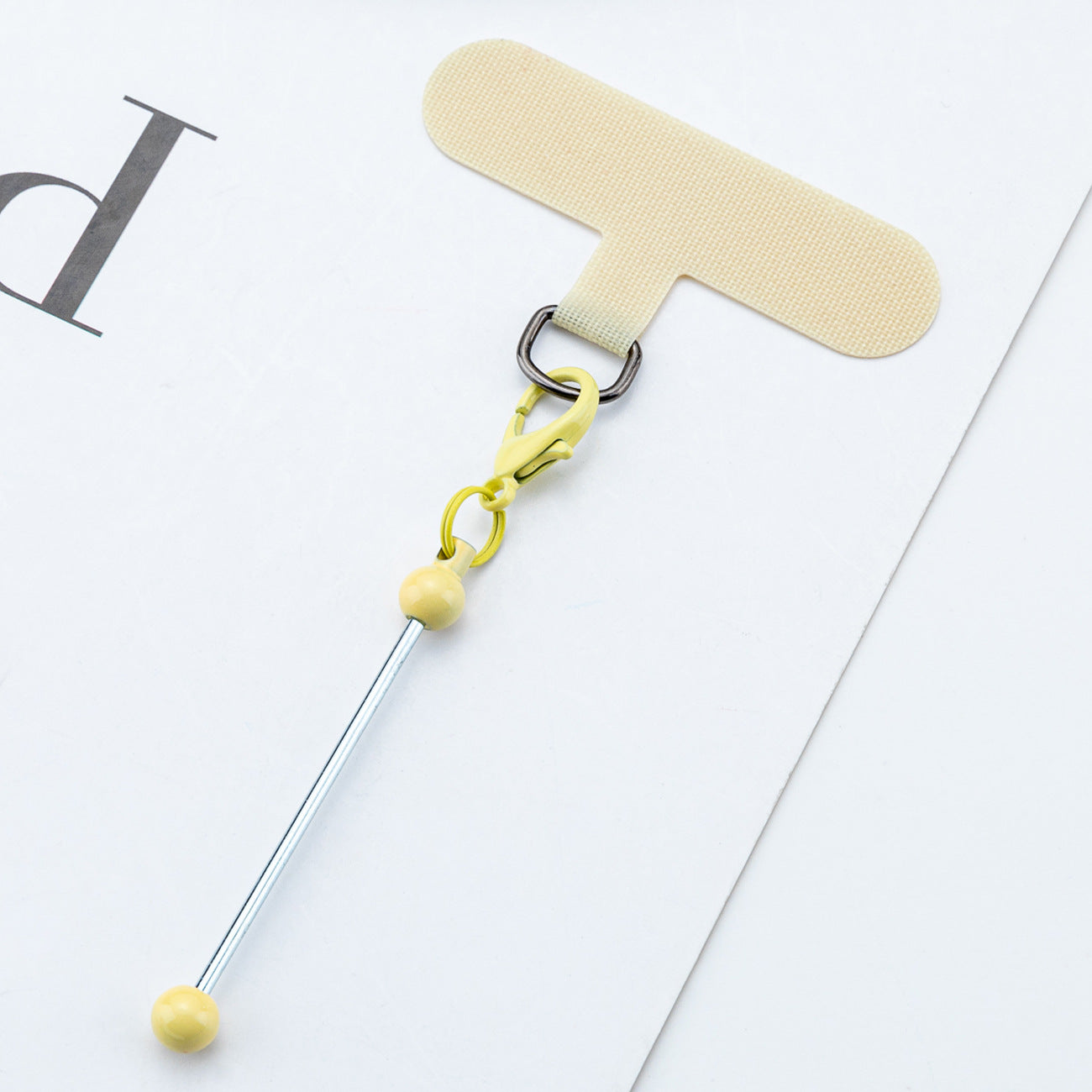 15-Color DIY beaded mobile phone clip, universal mobile phone case clip, transparent color fixing patch, anti-loss strong gasket