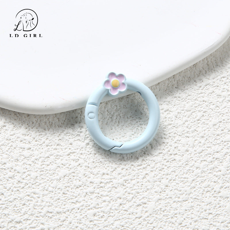 A small flower spring buckle, DIY jewelry accessories
