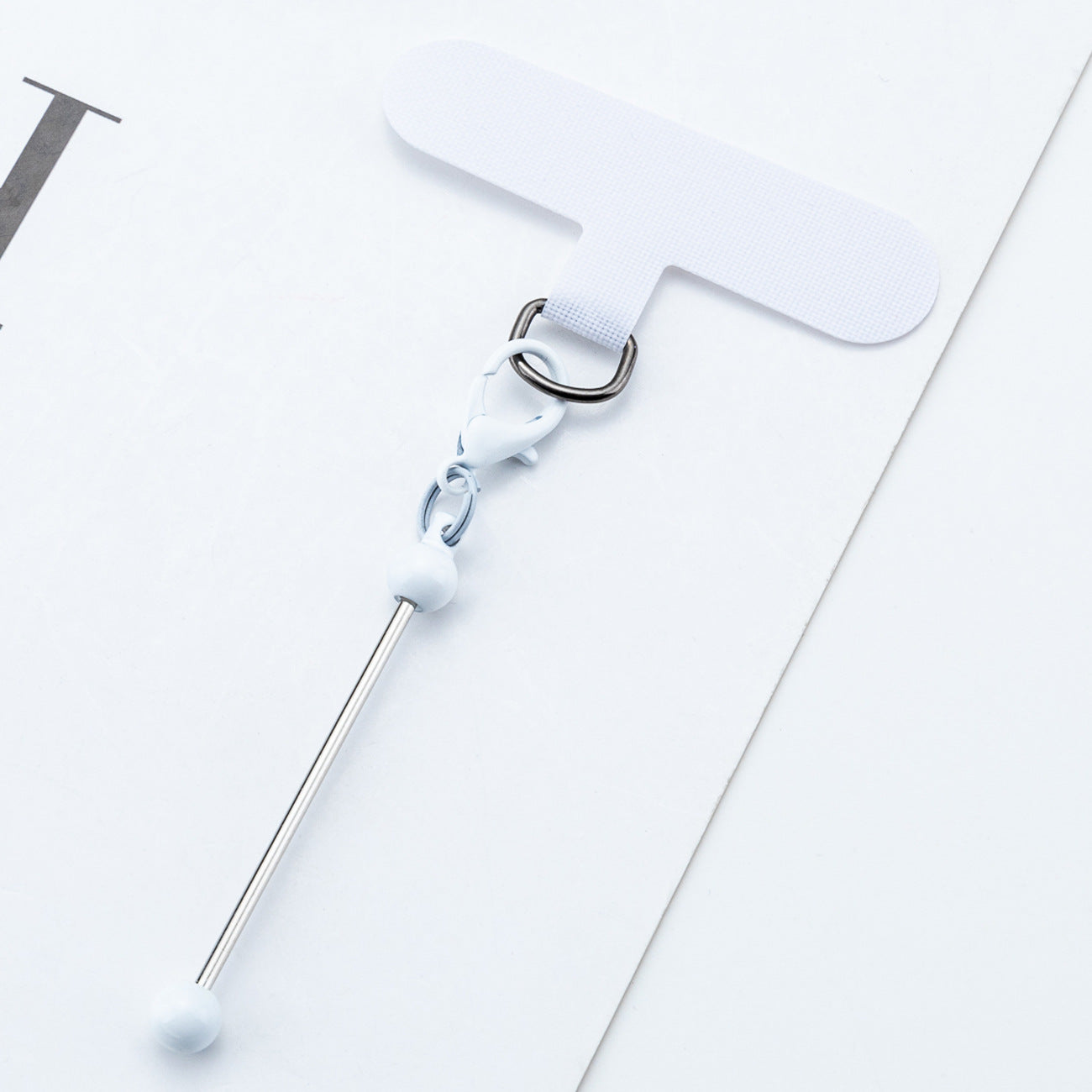 15-Color DIY beaded mobile phone clip, universal mobile phone case clip, transparent color fixing patch, anti-loss strong gasket