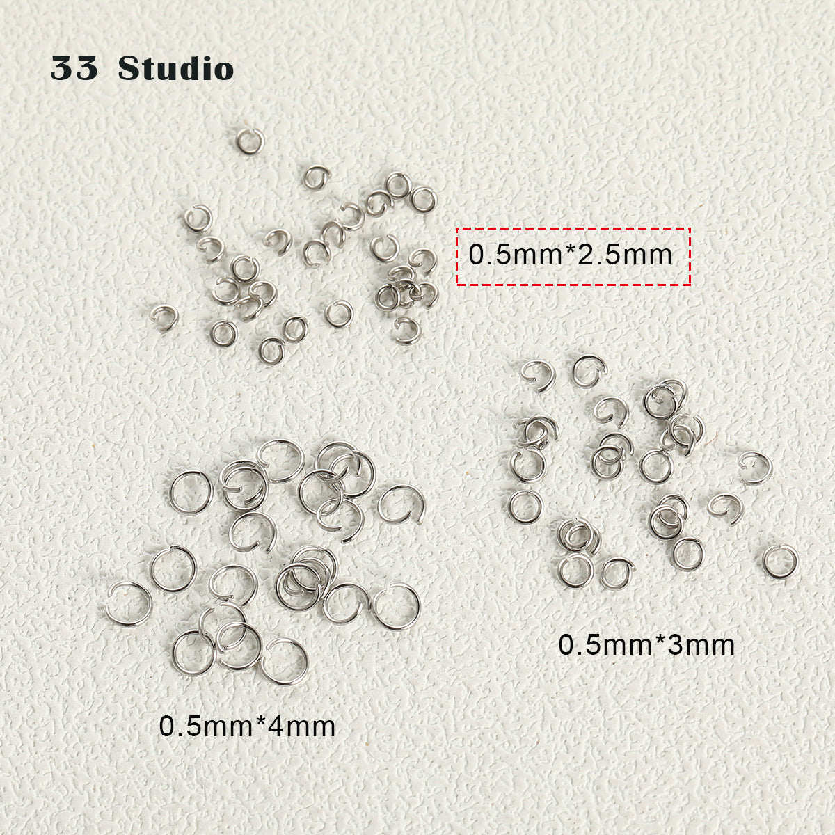 Titanium steel/stainless steel/open ring/non-fading/lobster buckle/T needle/9-character needle/OT buckle/delay chain/color retention bracelet accessories