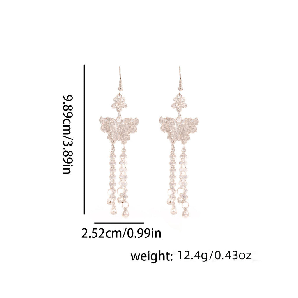E6,Miao silver earrings