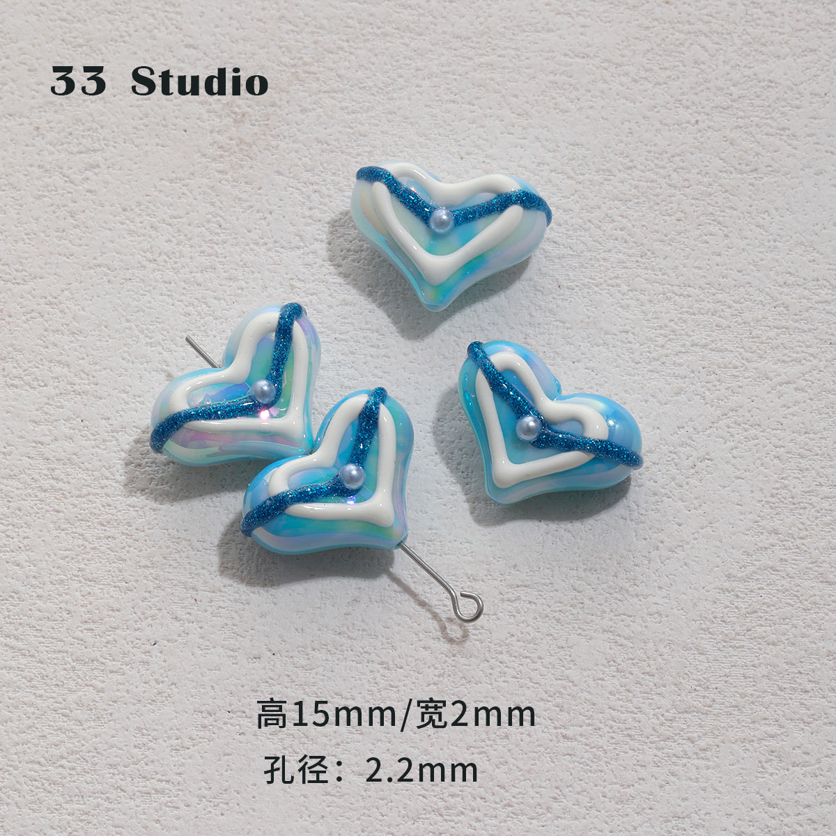 Heavy industry hand-painted beads/glazed beads/partition beads/DIY accessories