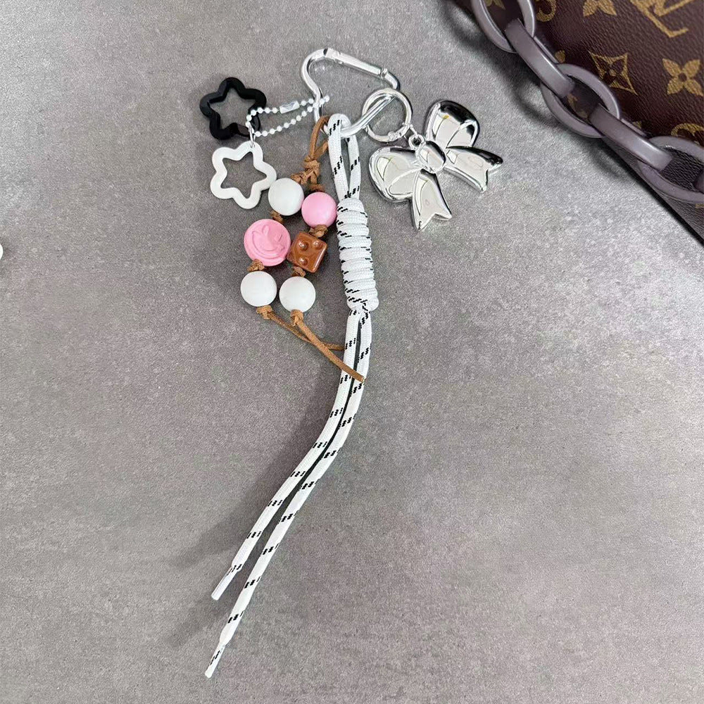 A5 bag keychain/nylon rope woven pendant/bracelet/