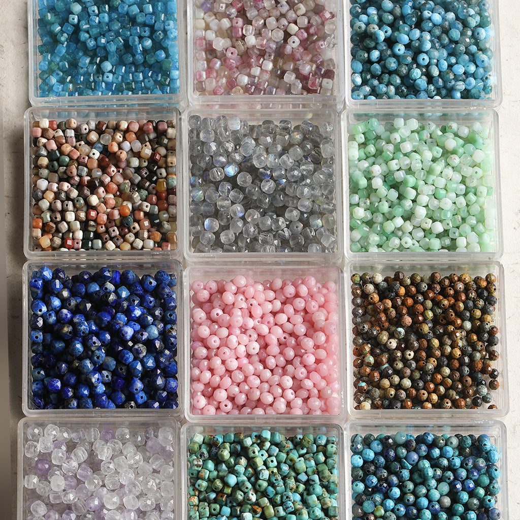 Natural stone, square, DIY accessories【敦煌】