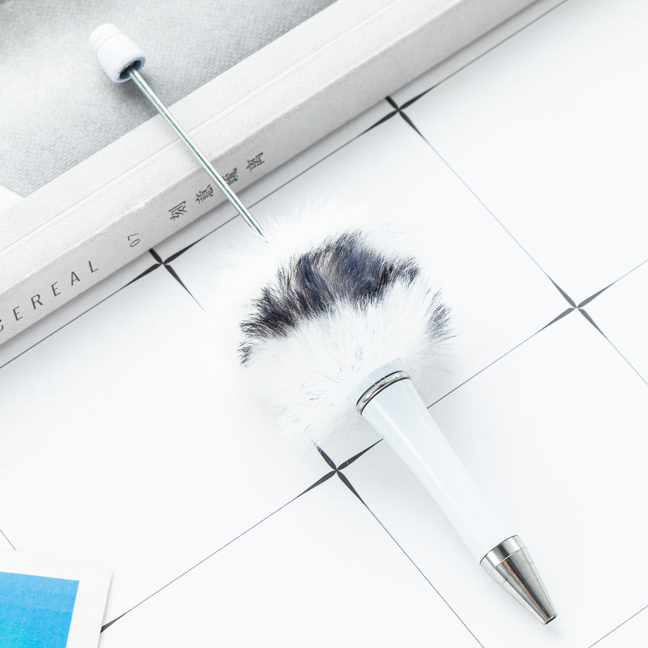 28-colour new cartoon pom-pom bead pen