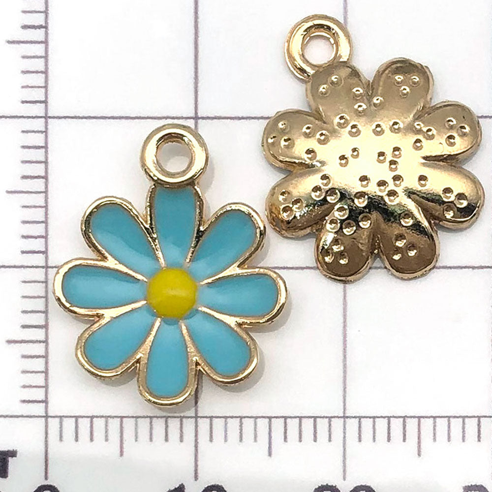 NO. 22-1 Mixed 20lake blue charm metal, alloy