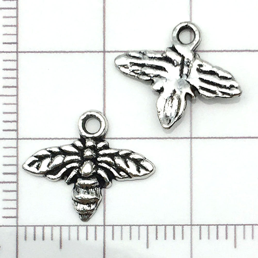 NO.23-3 Alloy bee series gold plated enamel charm