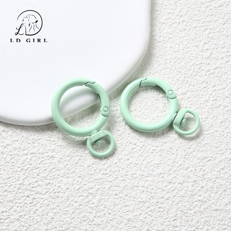 A8 character spring buckle, mobile phone chain DIY, universal buckle