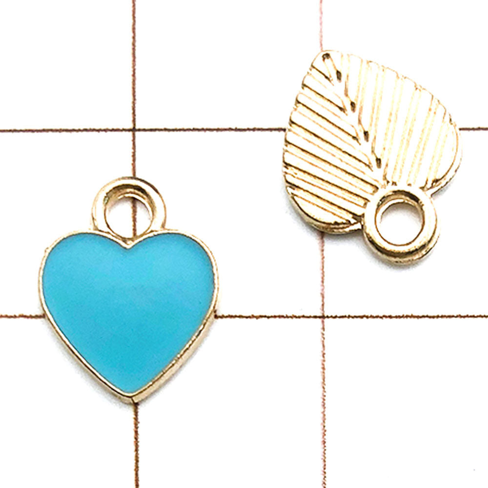 NO. 22-1 Mixed 20lake blue charm metal, alloy