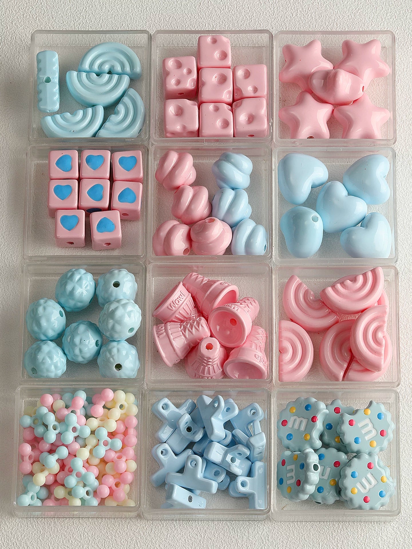 Paint/cheese/cones/stars/DIY accessories【粉色物语】