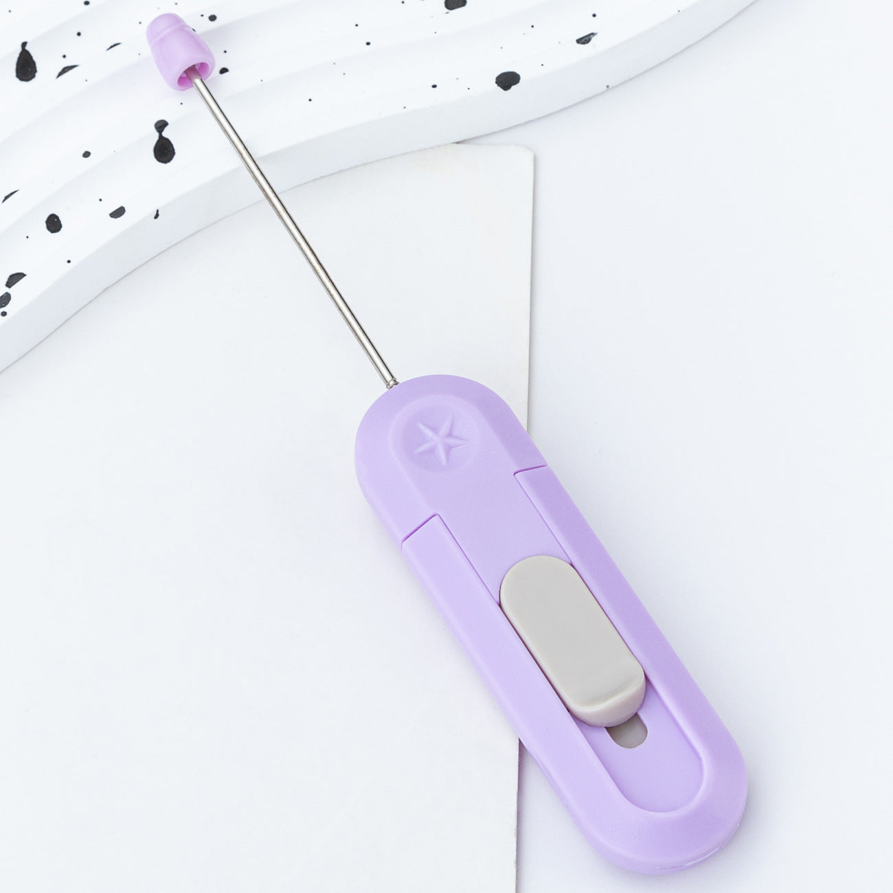 DIY beaded courier knife, portable unpacking artifact, unpacking courier, paper cutting, knife, unpacking knife, office home art knife