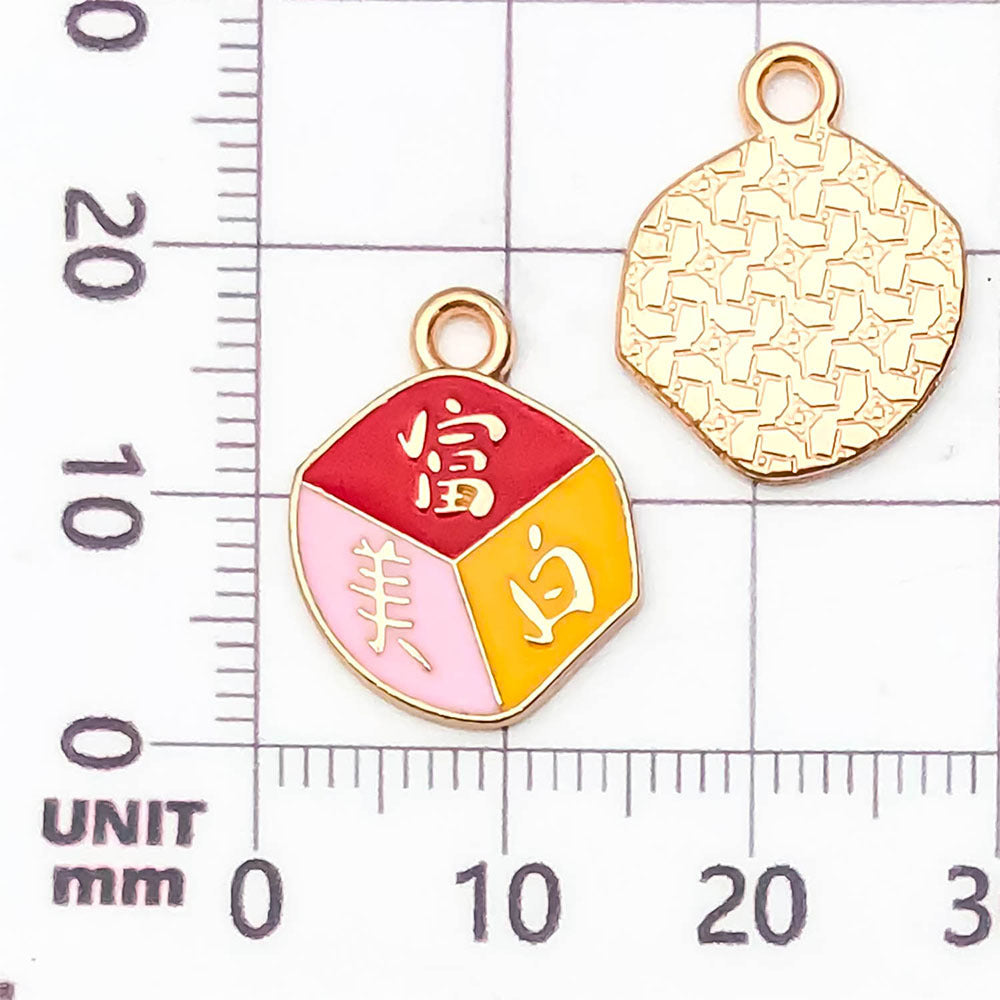NO.10 Mixed 20 New Year's metal alloy