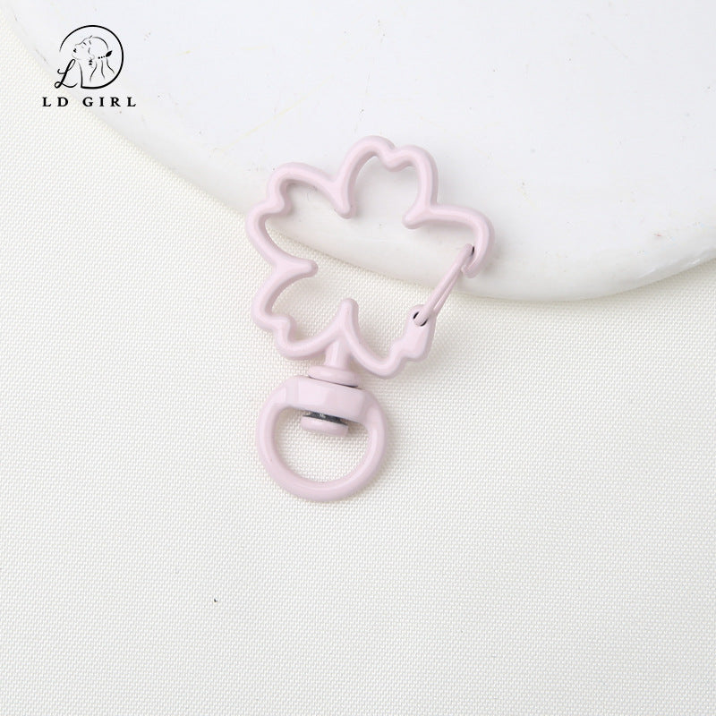 A Sakura spring chain, special-shaped key ring chain