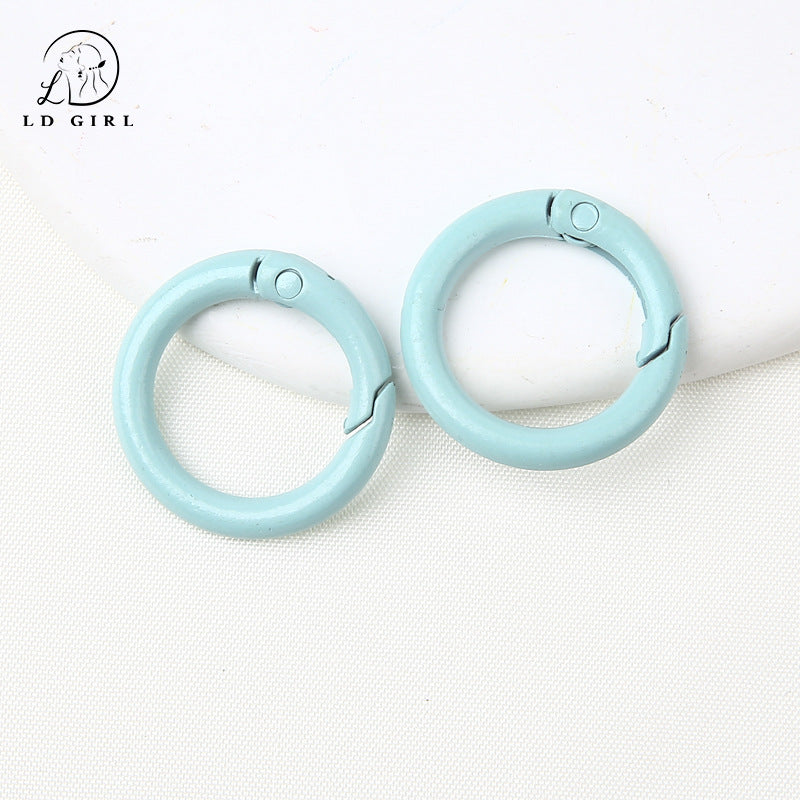 A25mm Color Painted Round Spring Buckle