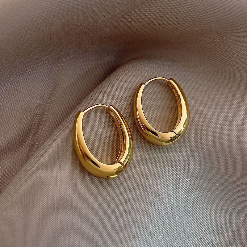 E10,Vintage Gold Versatile Earrings